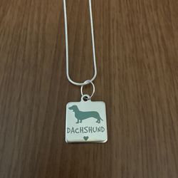 Dachshund Charm Necklace 
