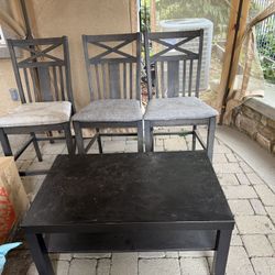Free Coffee Table And Dining Chairs