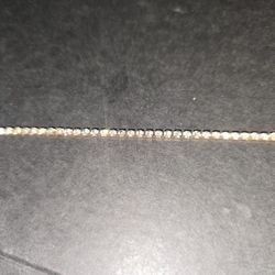 7 Inch Adjustable White Sapphire Tennis Bracelet 