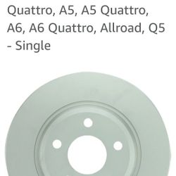 Bosch 1(contact info removed) QuietCast Premium Disc Brake Rotor For Audi: 2009-16 A4LPNPMAX(contact info removed) 10(contact info removed)1