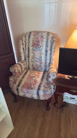 Living Room tall back Chair.