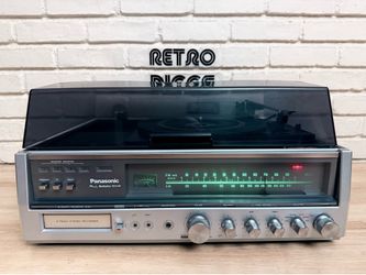 Vintage Panasonic SE-3170D Stereo Turntable 8-Track Multiunit (serviced)