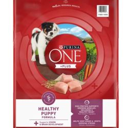 Purina ONE Plus Natural High Protein Healthy Puppy Formula 16.5 Pound Bag