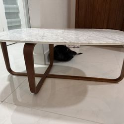 West Elm Marble Coffee Table