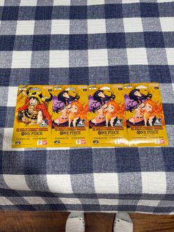 One Piece Card Game OP-17 Booster Packs x4