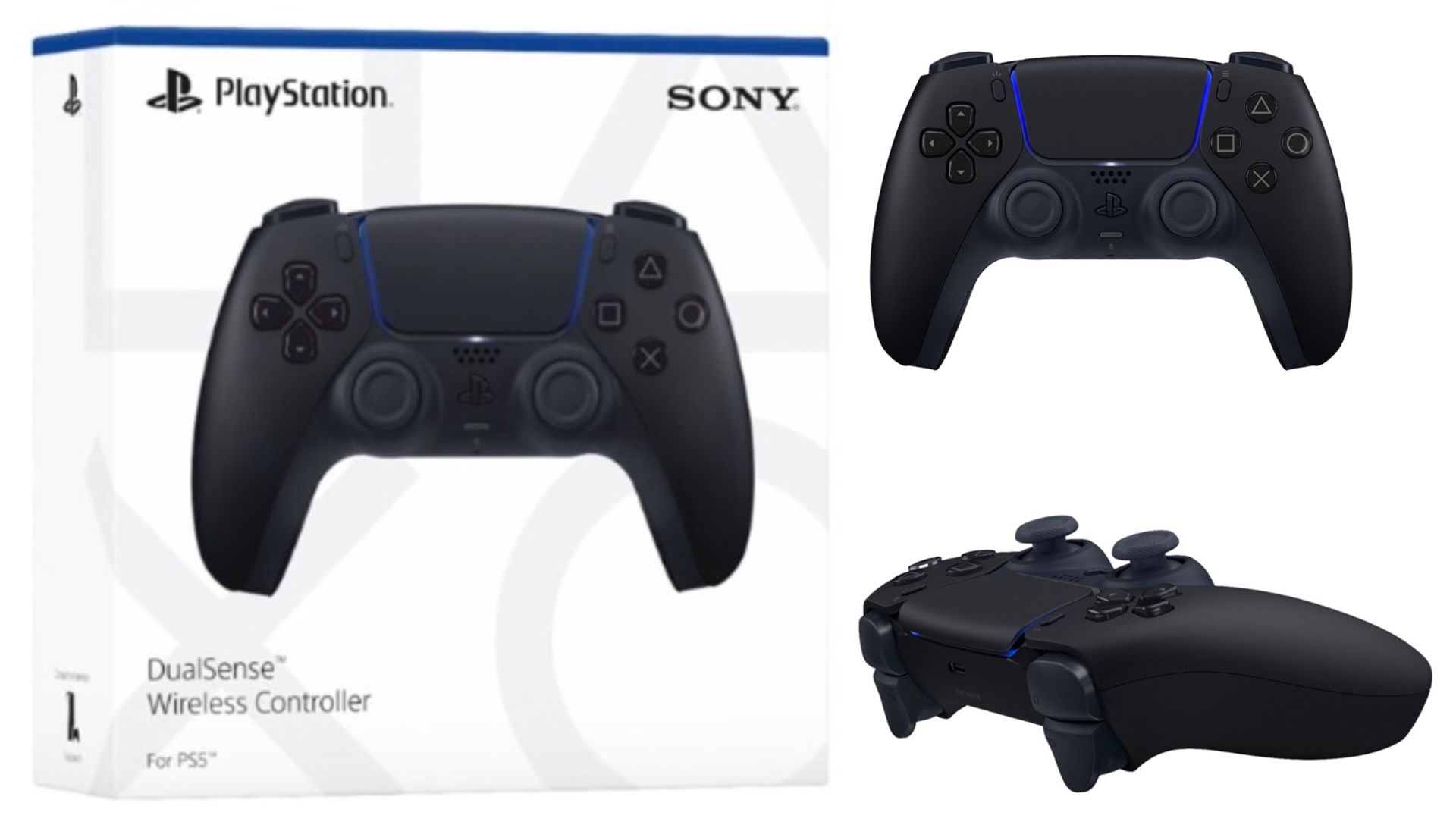 🔥Sony PlayStation 5 - DualSense Wireless Controller - Midnight Black. New Factory Sealed🔥