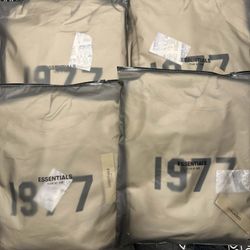 Essentials Fear Of God Hoodie 1977 Wheat