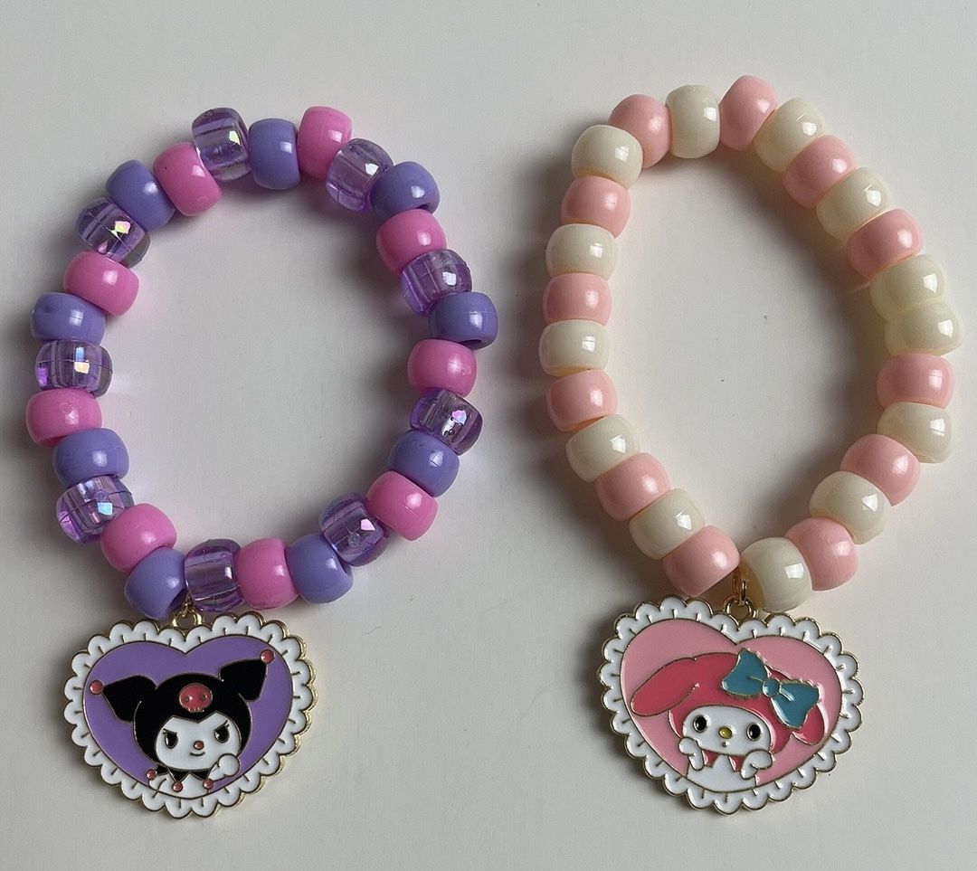 Sanrio Characters Charm Bracelet Hello Kitty Friends Kuromi And My Melody