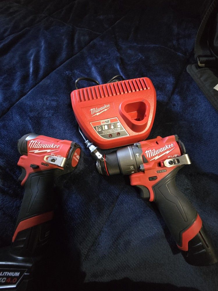 Milwaukee Drill and Impact