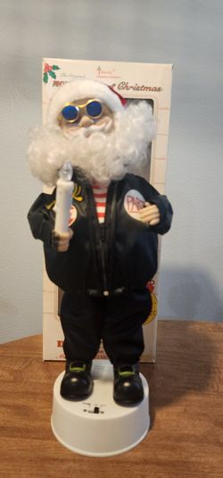 Telco Animated 17” Cool Nick Party Santa Claus Motionette Christmas vintage 

