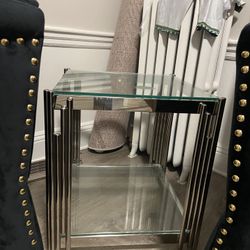 2 Set Glass Tables 