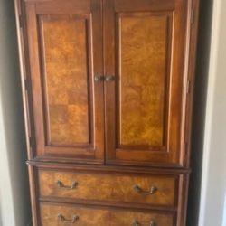 Wood Armoire  Cabinet