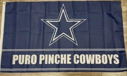 Dallas Cowboys PuroPinche Cowboys Flag 5ftx3ft $20 Firm On Price