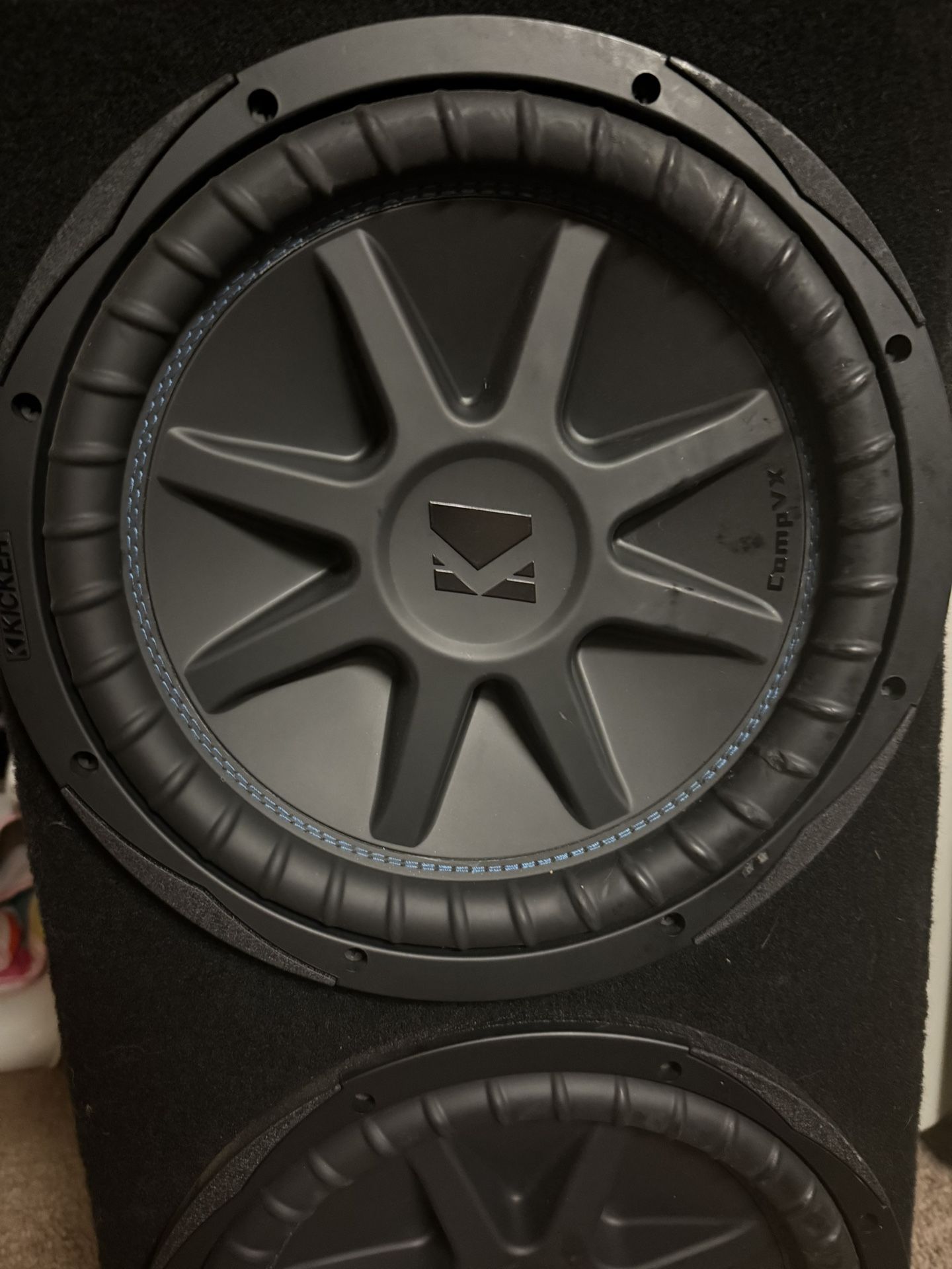 Kicker Subwoofers + 2 Amps + Ported Box