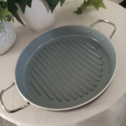 11 INCH GREENPAN CERAMIC NON STICK GRILL
