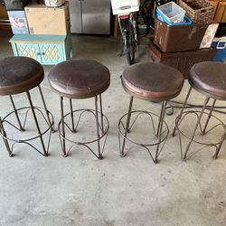 Leather Bar Stools