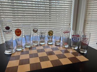 Assorted Beer Glasses For Sale