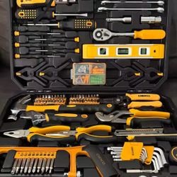 228Pcs Socket Wrench Auto Repair Tool Combination Package with Plastic Toolbox Storage 