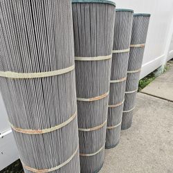 Pool Cartridge Filters - Used, Set of 4