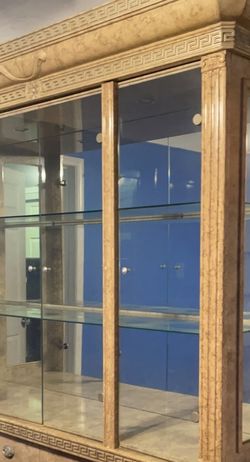 China Cabinet Wood/Glass