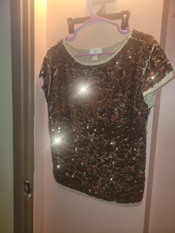 Sequin Shirt Size M
