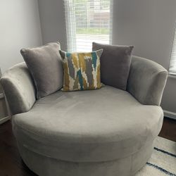 Adaley Upholstered Swivel Chair