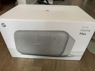 Google Home Max (Chalk) Smart Speaker Home Assistant H0B & Cord.
