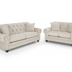 Sofa and Love Seat