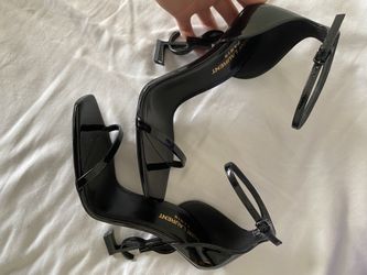 YSL Opyum sandals 6.5 with receipt and box