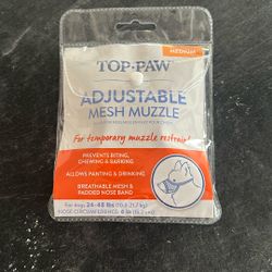 Adjustable Mesh Muzzle For Dogs 24-48lbs