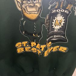 St. Patrick’s day sweatshirt, Size XL.  Great Leprechaun Character On Front. Perfect If Your Party Is Outside