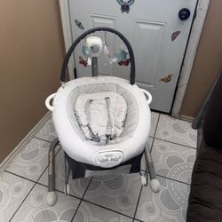 Graco Soothe n Sway LX Swing with Portable Bouncer
