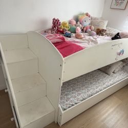 Girls Pull-out Bunk Bed