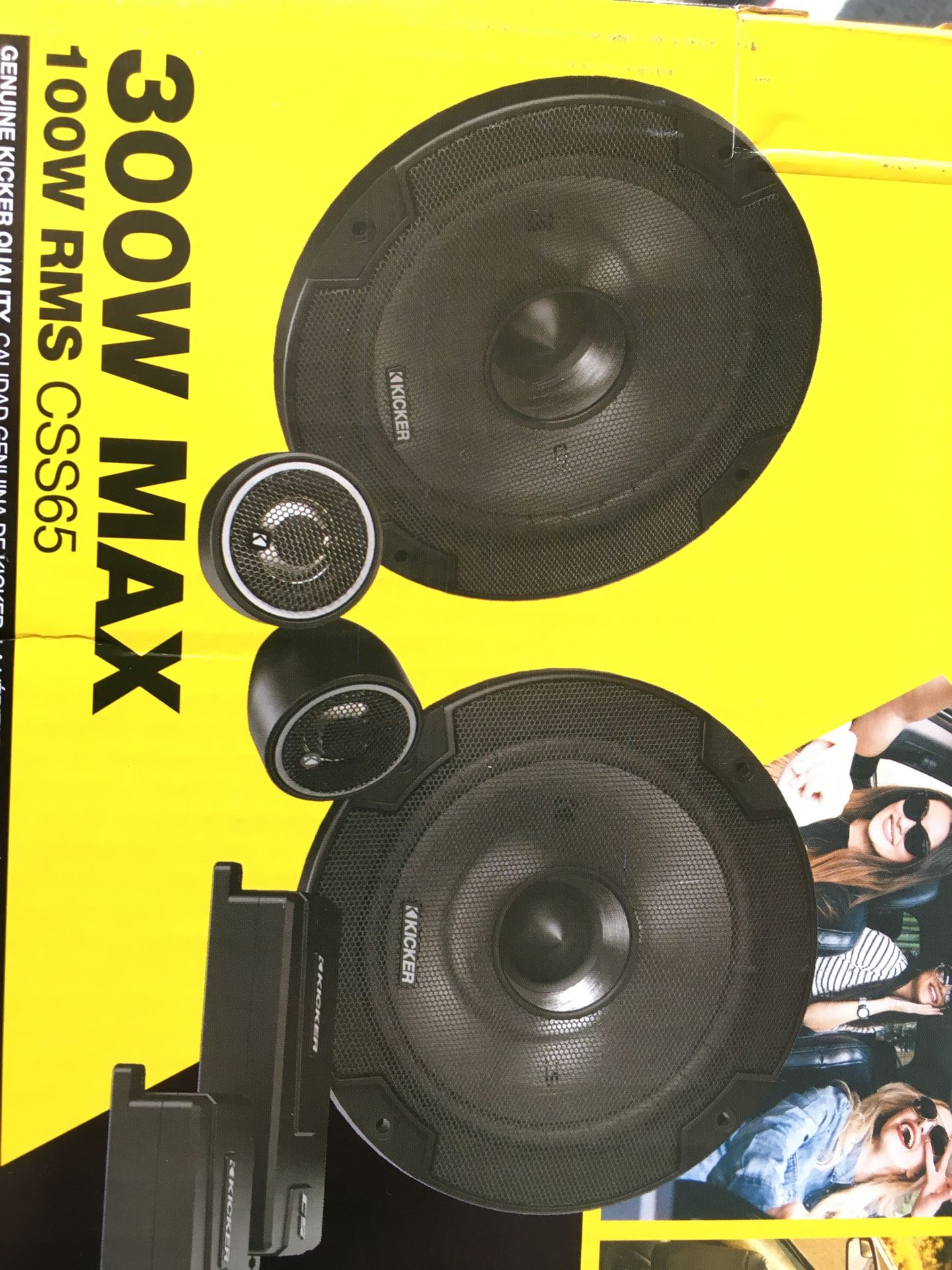 Kicker components css654 speakers 300 watts