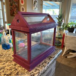 Antique Canary Glass House - 