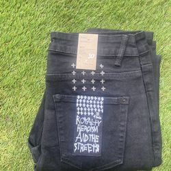 Ksubi jeans plain black size 30