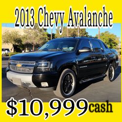 2013 Chevy Avalanche LT Black Diamond edition 