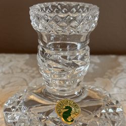 Waterford-Glandore Pattern-Single 3¼″ Candlestick🔵Read Full Description Below🔵