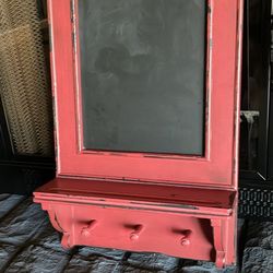 Cutest Country Kitchen Chalkboard with Shelve