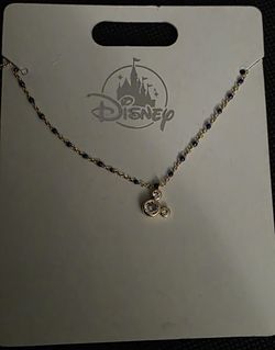 Disney Mickey Minnie Necklace 