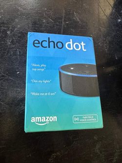 NIB Amazon Echo Dot (2nd Generation) Smart Speaker - Black