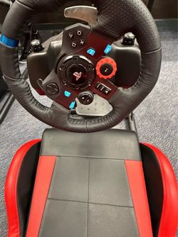 Racing Sim Setup w/ Logitech G29 Wheel and Pedals