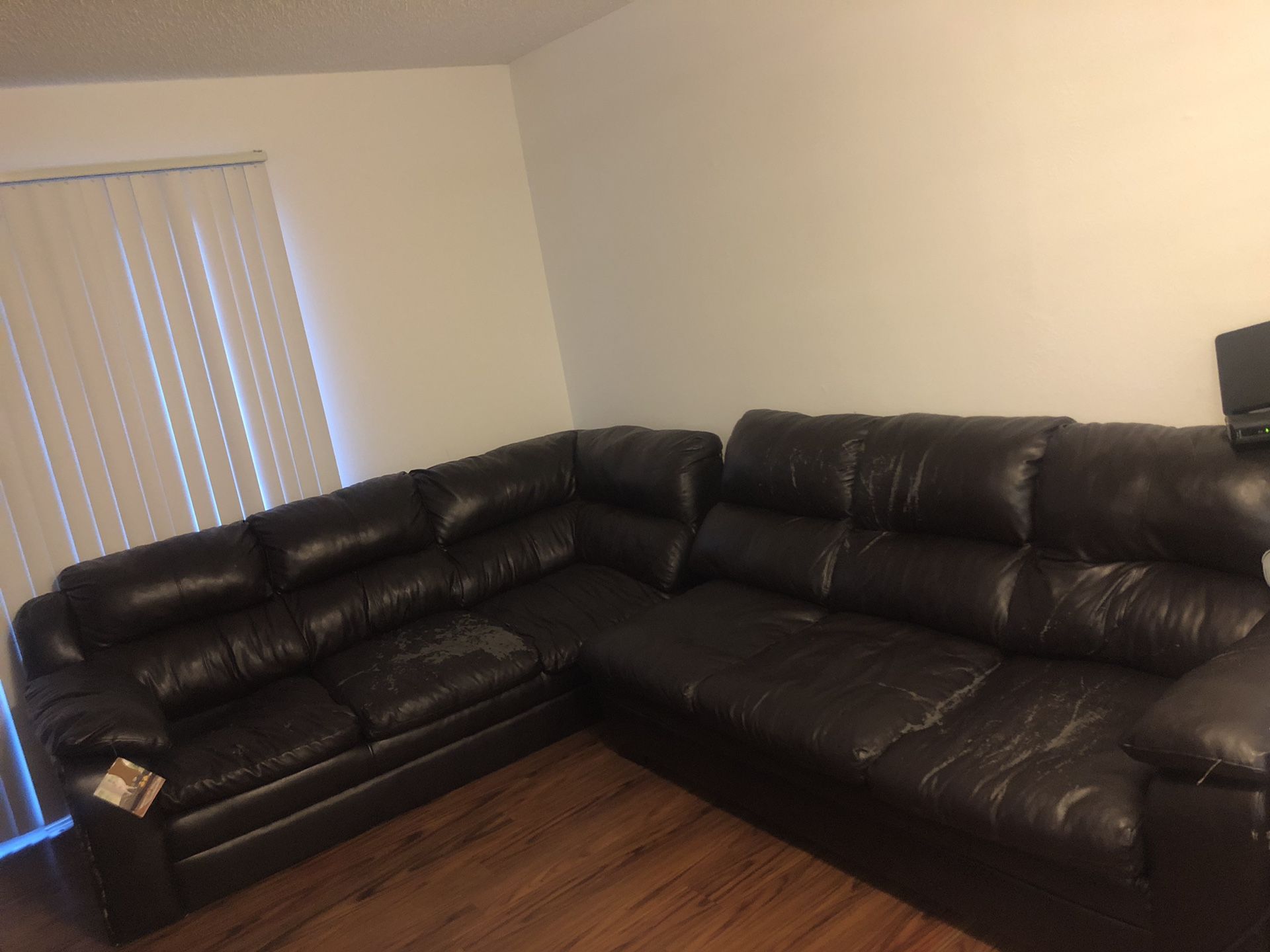 Two piece sectional couch