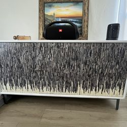 Luxurious Hand Crafted Bone Inlay Credenza / Console