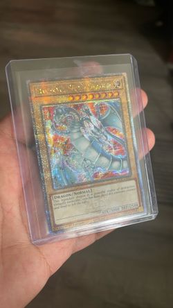 New blue eyes white dragon quarter century rare