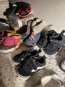 Boy And Girls Shoes Vans, Nike, Reef, Converse 