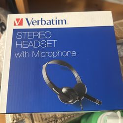 Stereo headset with microphone