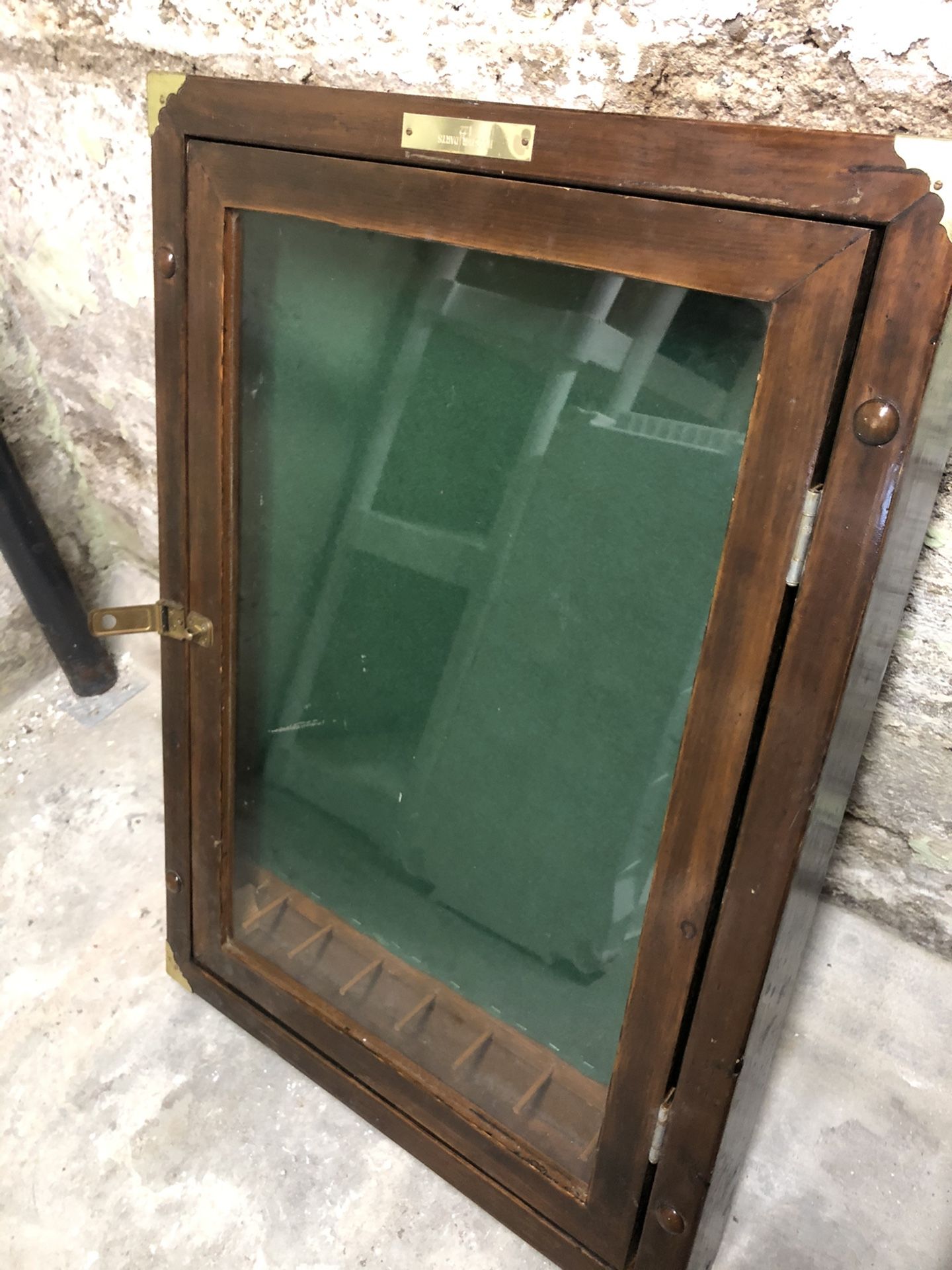 Display cabinets. Great for flea markets.