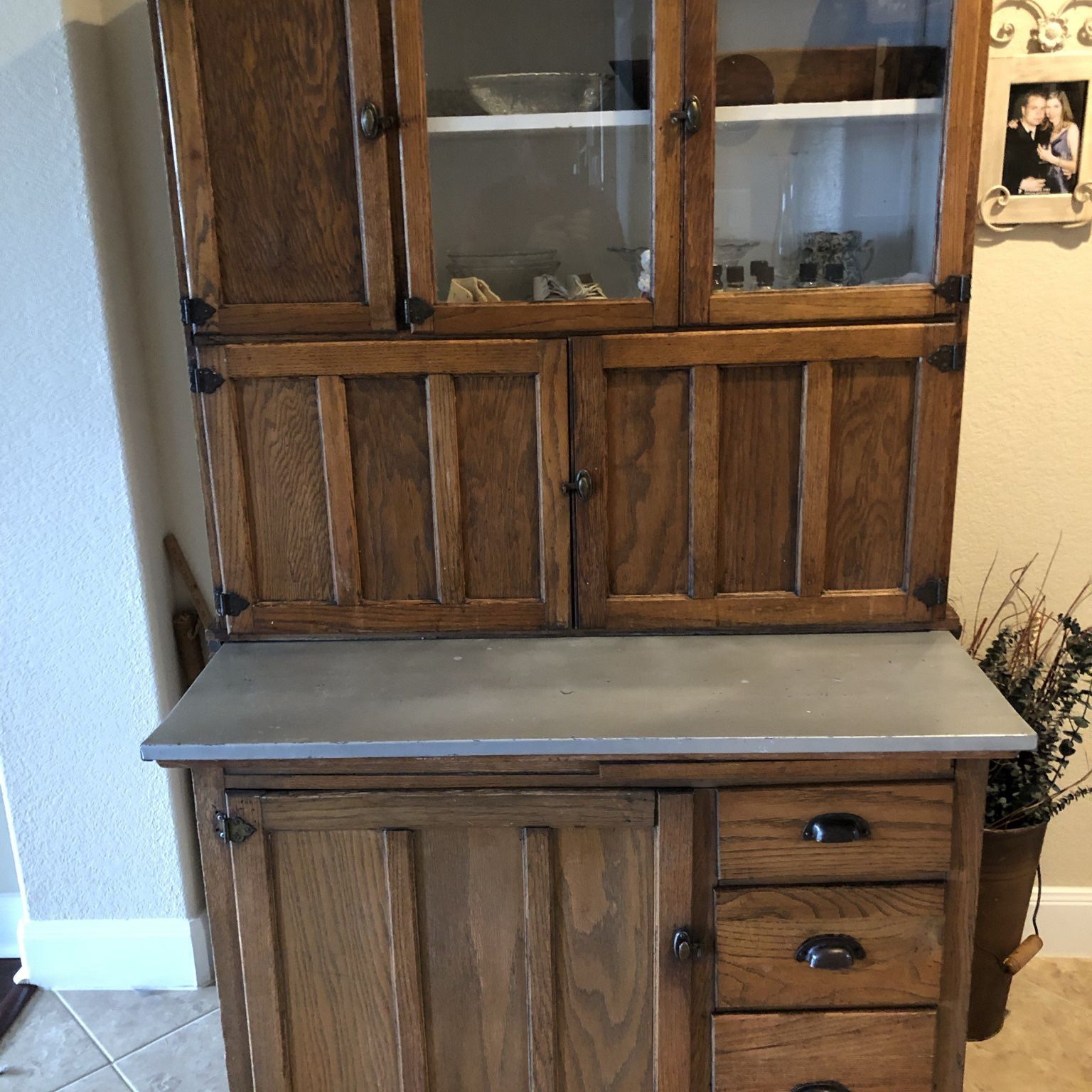 Antique Hoosier Cabinet 