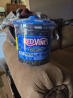 Red Vines Black Licorice Twists 3.5 lb Tub